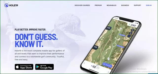Hole19 watch app