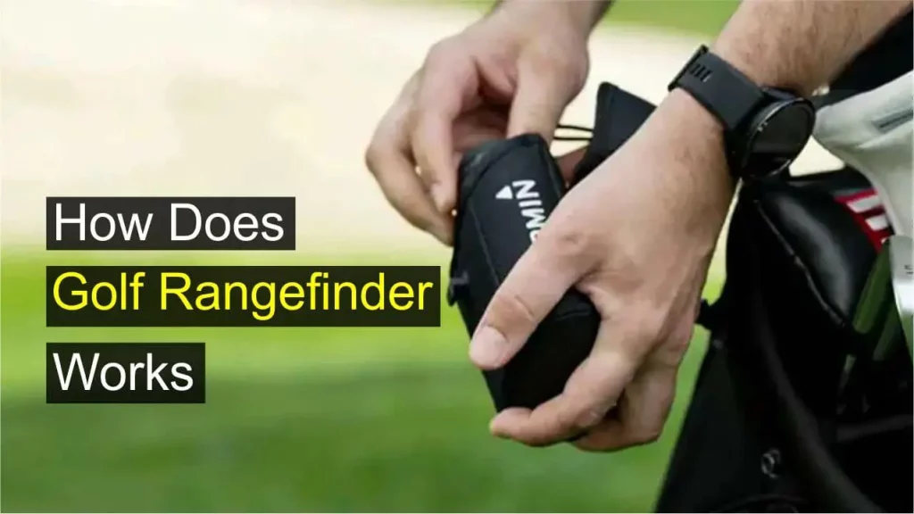 How does golf rangefinder works