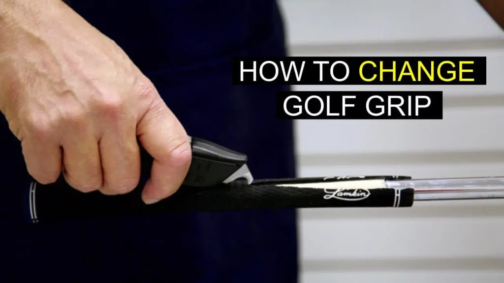 How to change golf grip